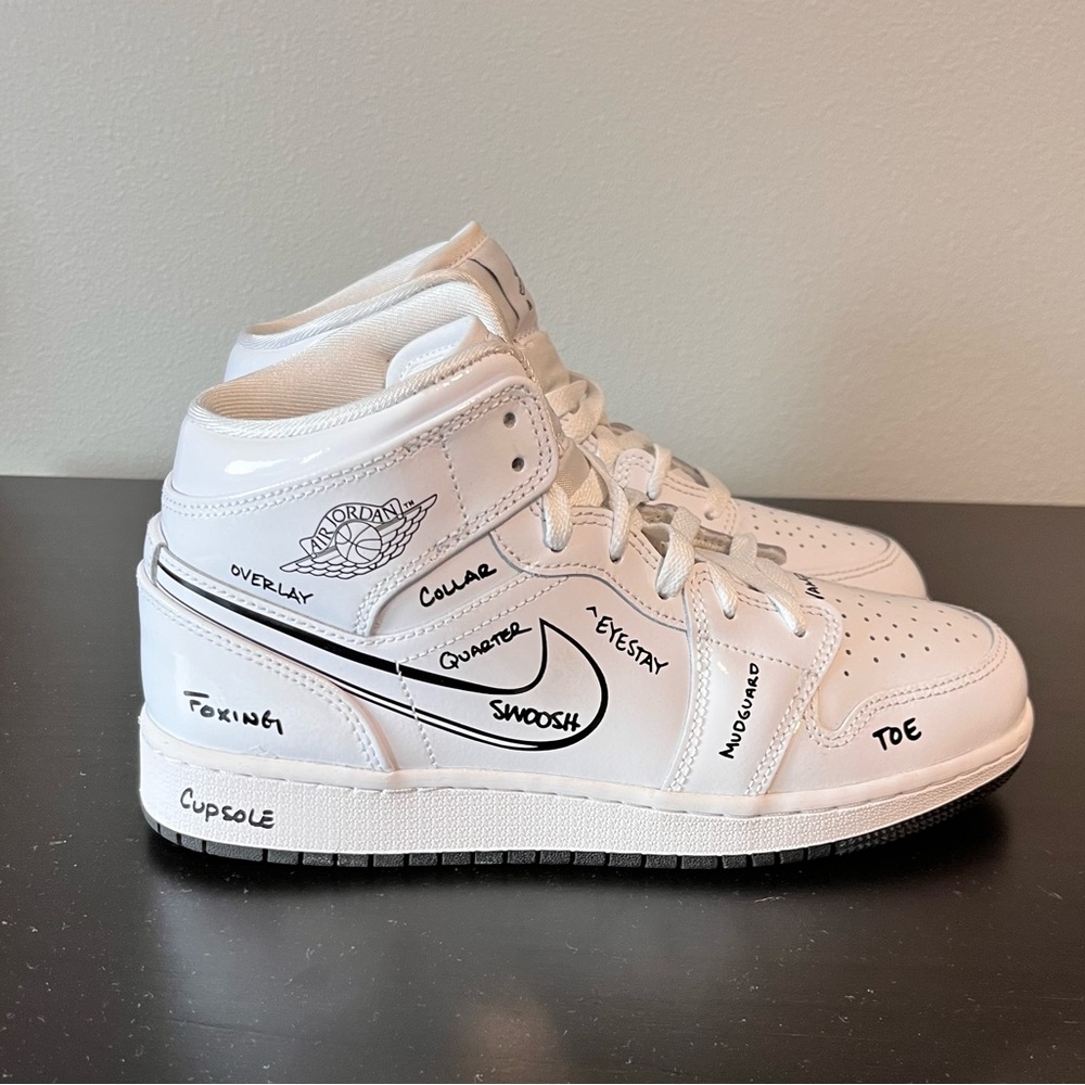 Jordan 1 Mid Schematic